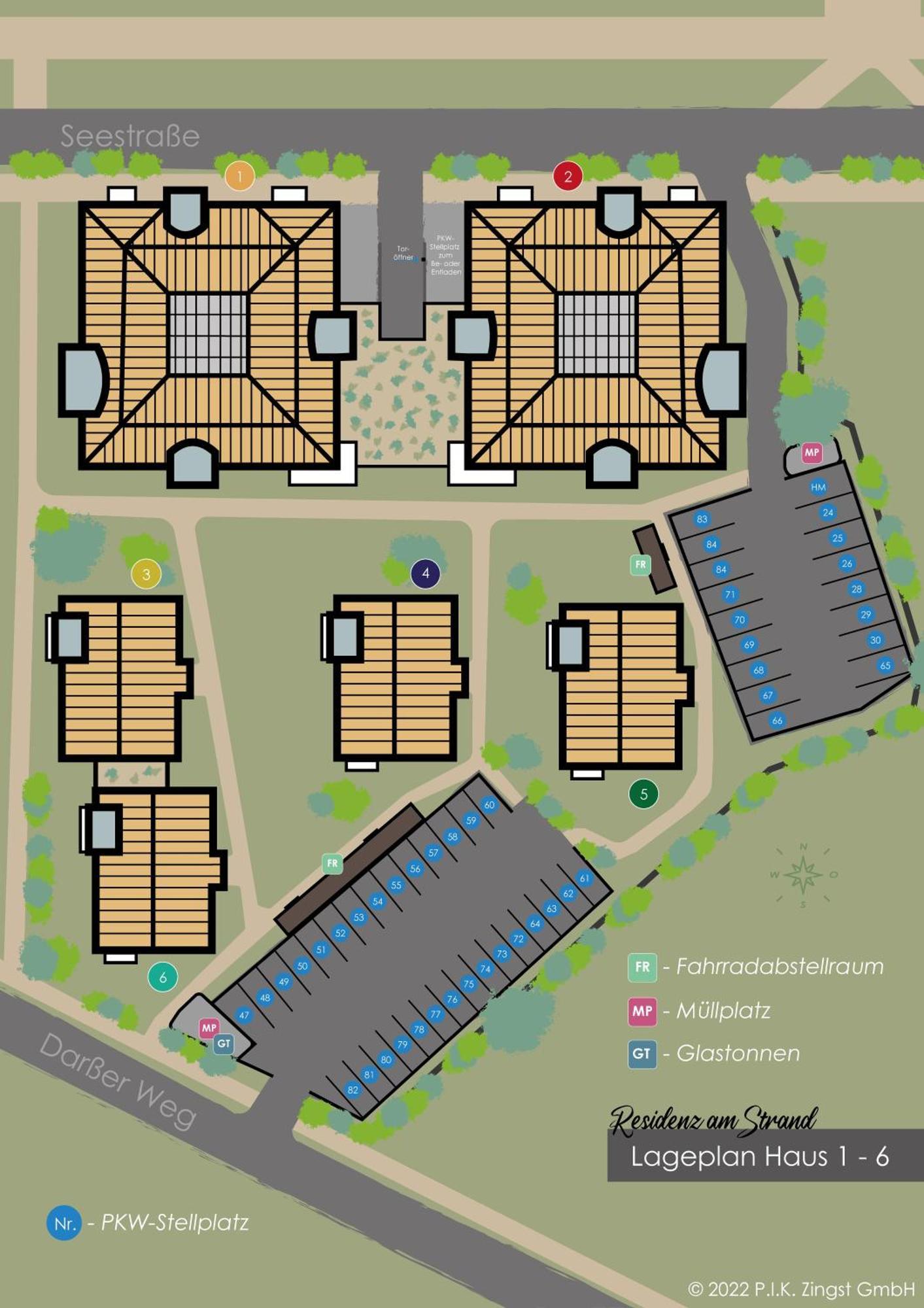 Residenz Am Strand Wohnung 1-17 Zingst Luaran gambar